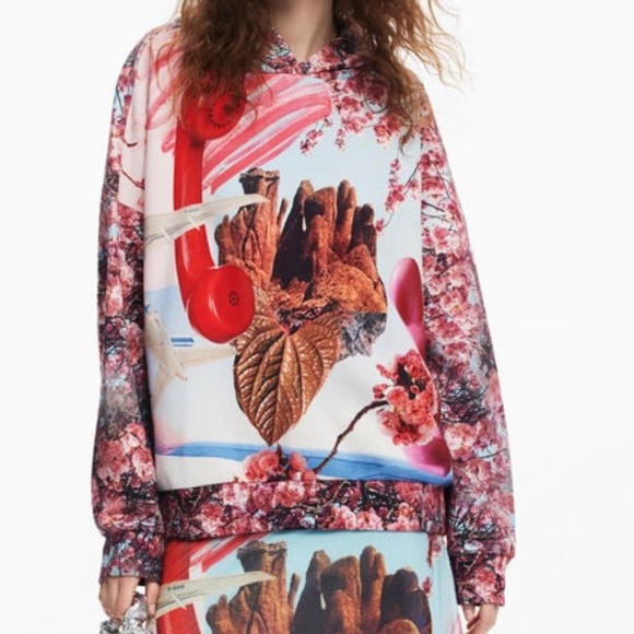 DESIGUAL PRINTED SWEATSHIRT M. CHRISTIAN LACROIX